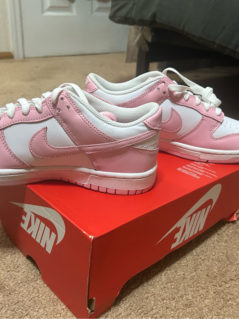 Nike Women’s Low-Top Sneakers - Pink and White